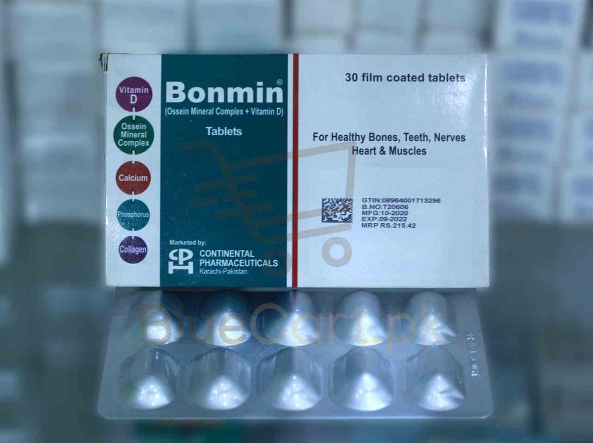 Bonmin Bonmin Tablets 830Mg (1 Strip = 10 Tablets) – Taabib.com